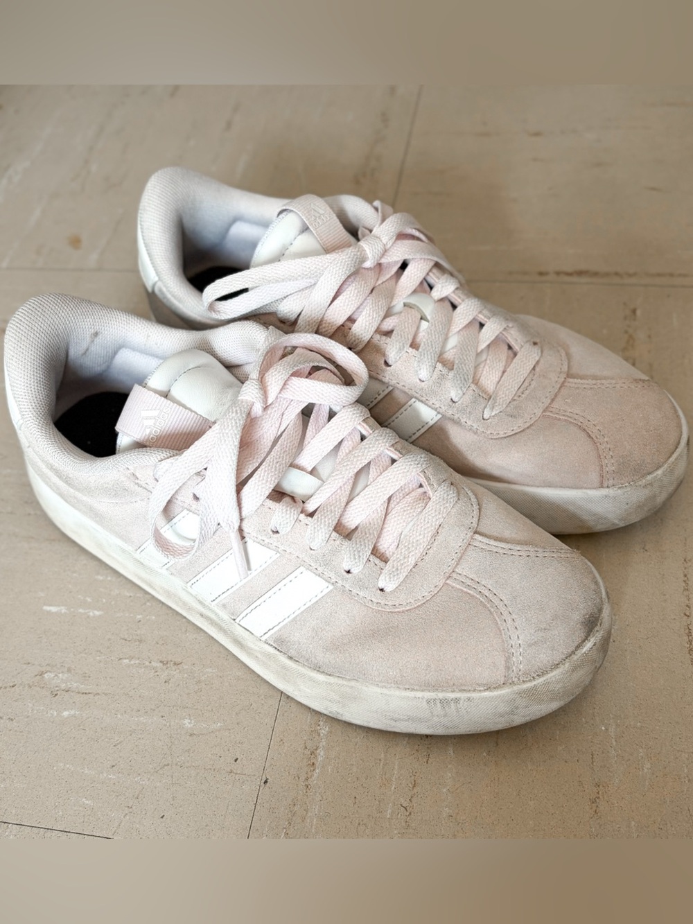 Adidas VL Court 3.0 Shoes - Almost Pink - Women's